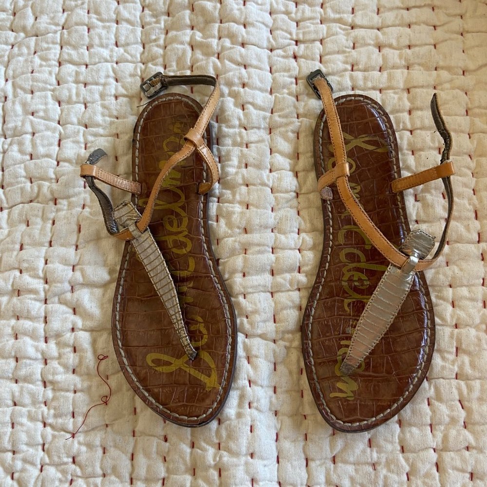 Sam Edelman Gigi Slingback Thong Sandals Sz 6M